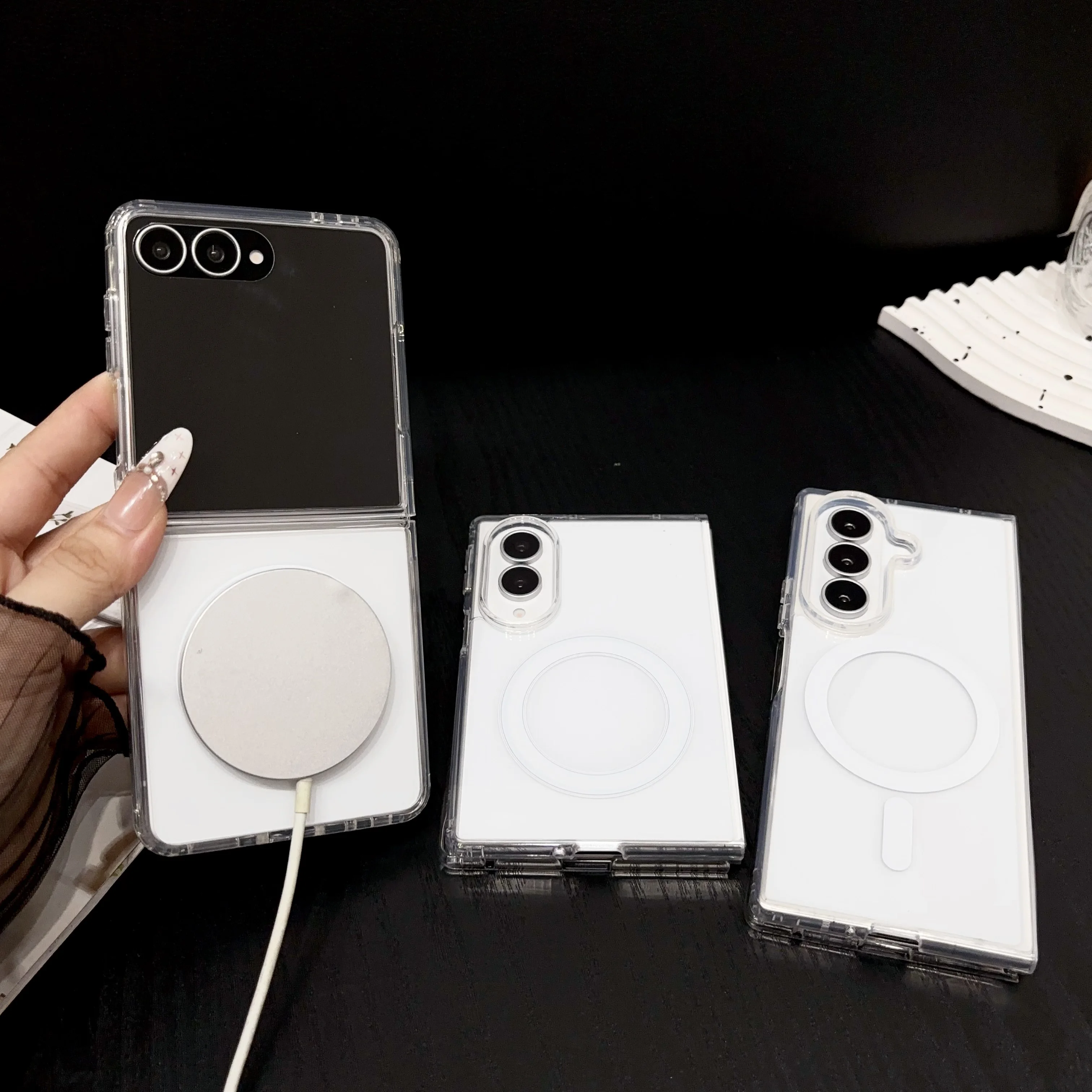 Magsafe Clear Shockproof Magnetic Protective Case