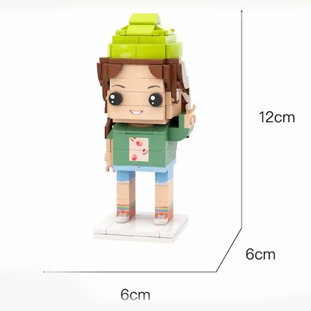 Set Di 6 Minifigure Di Animali Da Costruzione - Mattoncini In Plastica ABS, Giocattolo Creativo Per Bambini (14+) - 5