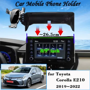 도요타 코롤라 E210 용 자동차 휴대폰 거치대, 8/9 인치 스크린, 2019 ~ 2022, GPS 마운트 브래킷, 내비게이션 스탠드, 자동차 액세서리