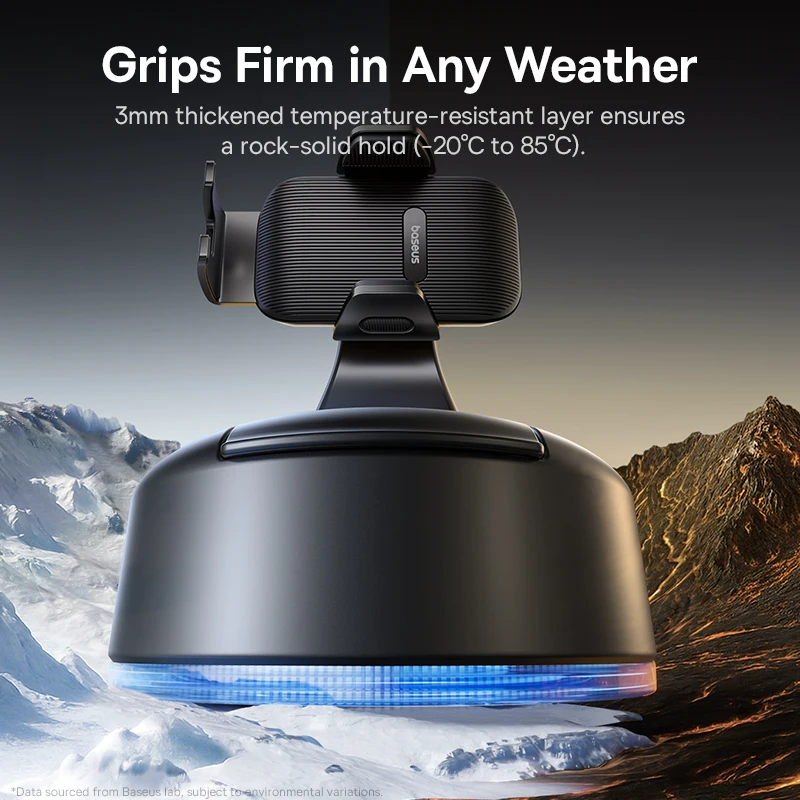 Baseus Car Phone Holder Mobile Phone Holder Car Mount For Samsung iPhone Xiaomi Huawei Foldable Holder Dashboard Sucker Stand