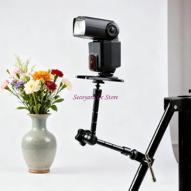 N3UC 11인치 헤비 듀티 Magics Arm 유연한 360도 회전 알루미늄 합금 마운트 카메라 조명 사진 스튜디오
