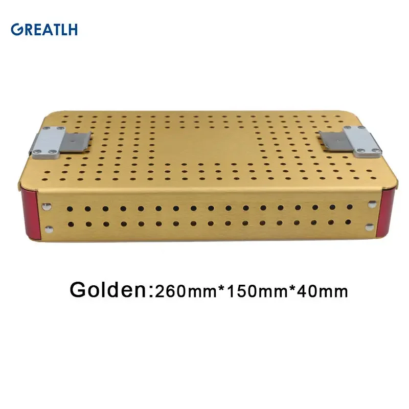 high quality Aluminium alloy Sterilization Box with silicone pad disinfecting cabinets Sterilization of surgical instruments 4