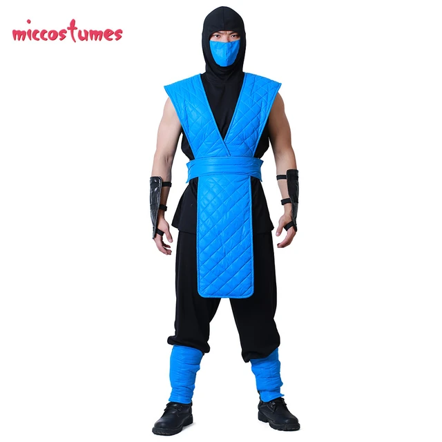 Fantasia de Cosplay Mortal Kombat para adultos, terno verde com máscara,  jogo escuro, roupa ninja, lutador verde - AliExpress