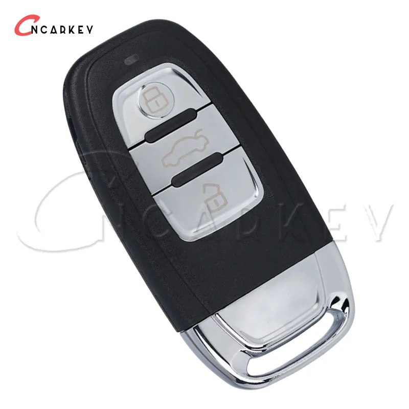 3 4 Buttons For Audi A4l A3 A4 A5 A6 A8 Quattro Q5 Q7 Remote Key Shell Case Fob Replacement Remote Smart Car Key Shell