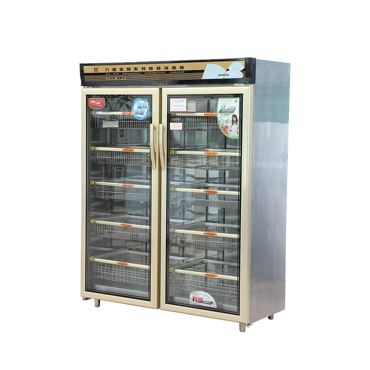 Dish Machine Equipment Air Circulation Stainless Steel Sterilizing High Temperature Tableware Cabinet