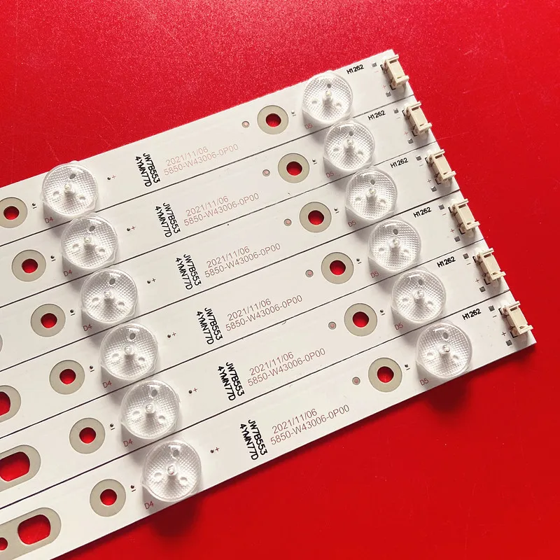 6pcs LED Ʈ Ʈ 5 Skyworth 42E368W 42E5ERS 42E5CHR 42E360E APT-LB15073 5850-W43006-0P00 CRH-A43G6A30300310781