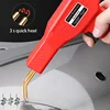 Plastic Welder Toot Set 100W electric iron With 1000Pcs Hot Staple Plastic Welding Gun For Repair Auto Bumper Plastic Crack 2