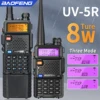 Baofeng Walkie Talkie UV 5R 5W 8W Dual Band Ham Two Way Radio Vhf Uhf FM Radio Handheld Transceiver Hunting 16KM 1