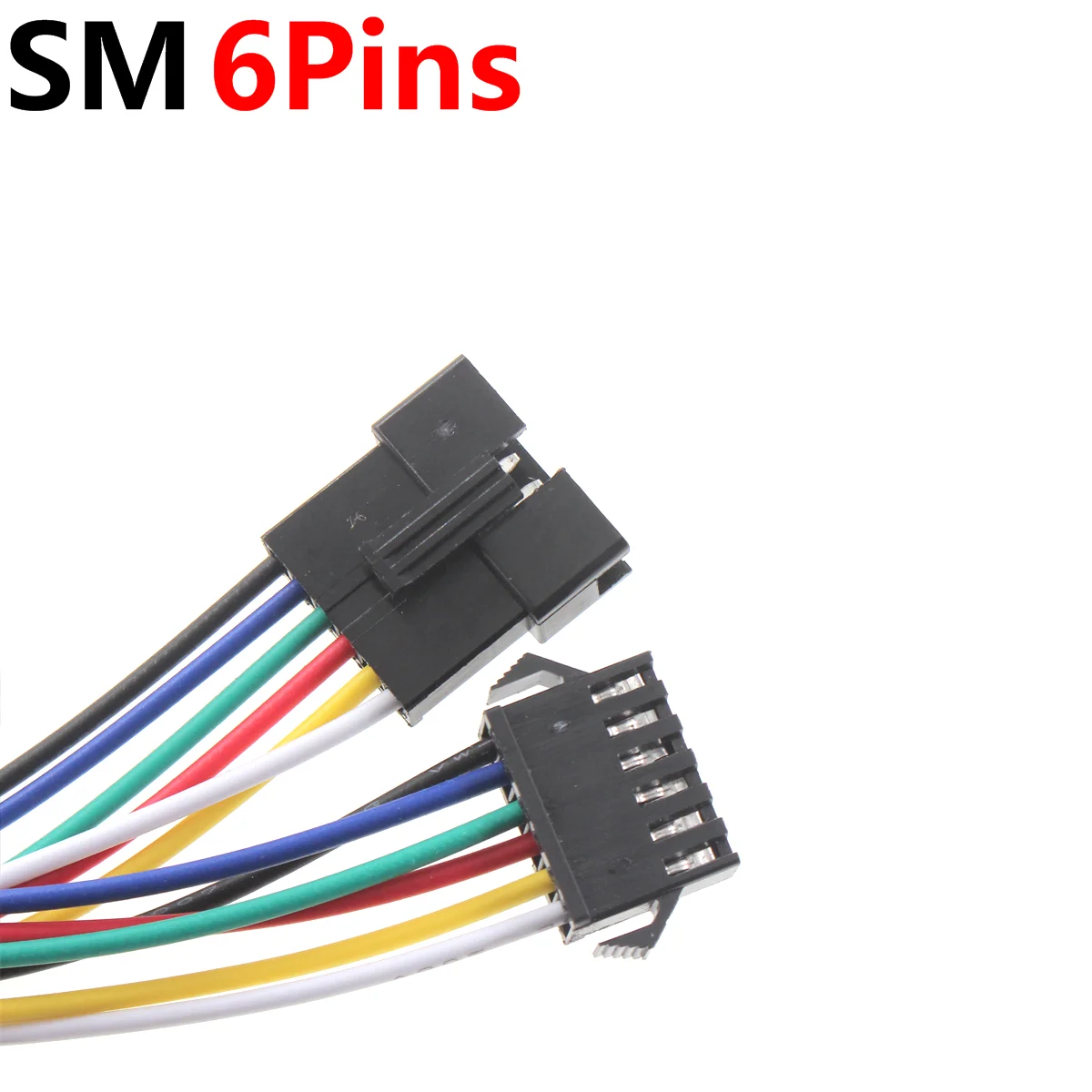 20Pairs SM 2Pins 3Pins 4pins 5pins 6pins 20cm 30cm 40cm Plug Male to Female Wire Connector