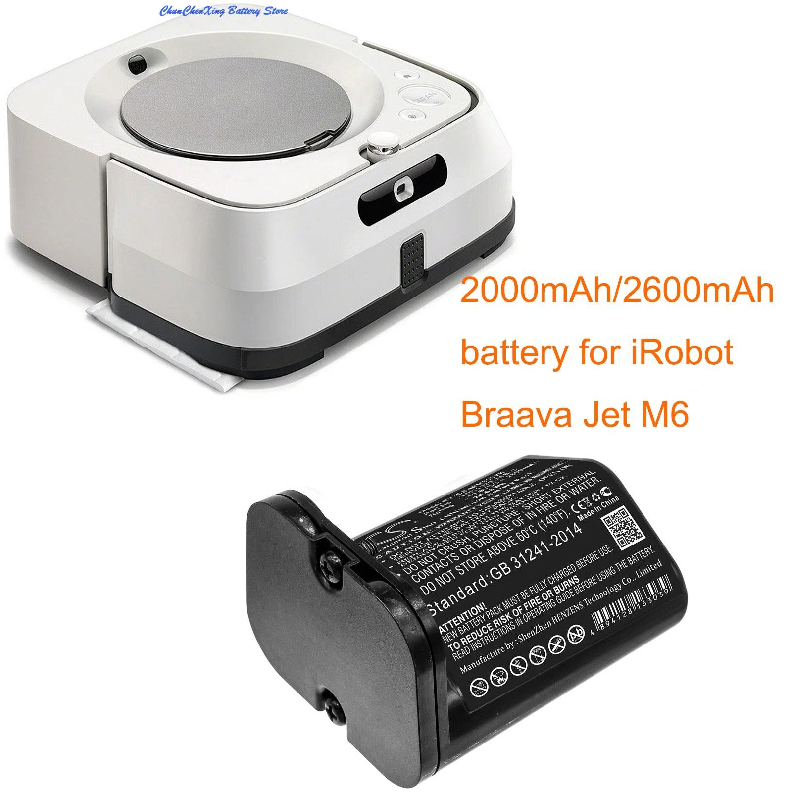 Robot Braava Jet Battery | Irobot Braava 2000 Battery | Braava Jet M6  Accessories - Digital Batteries - Aliexpress