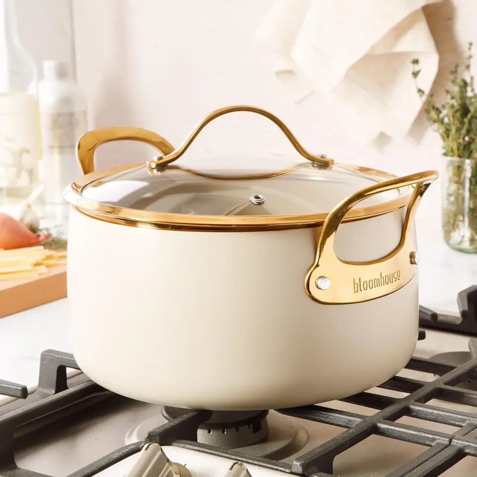 Premium Nonstick Aluminum Dutch Oven with Lid