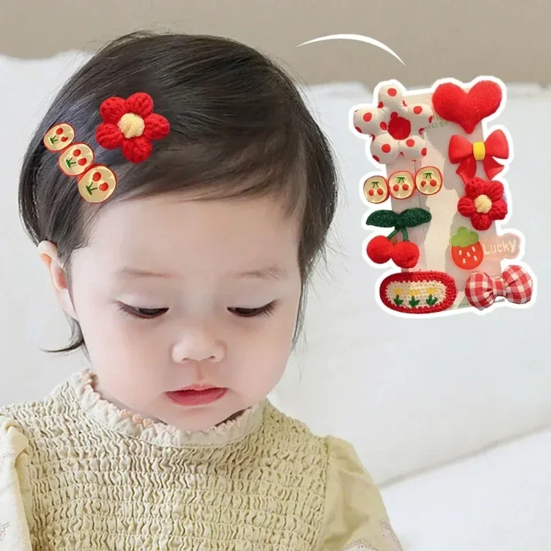 Hair Clips Hair Accessories Kid Children's Plush Rabbit Cartoon Hairpin Bangs Clip Kids Accessories