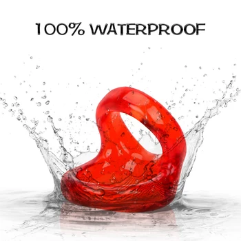 Reusable Cock Ring Silicone Dual Pleasure Penis Ring Male Delay Ejaculation Penis Stretcher Exercise Cockring Sex Toys for Men 6