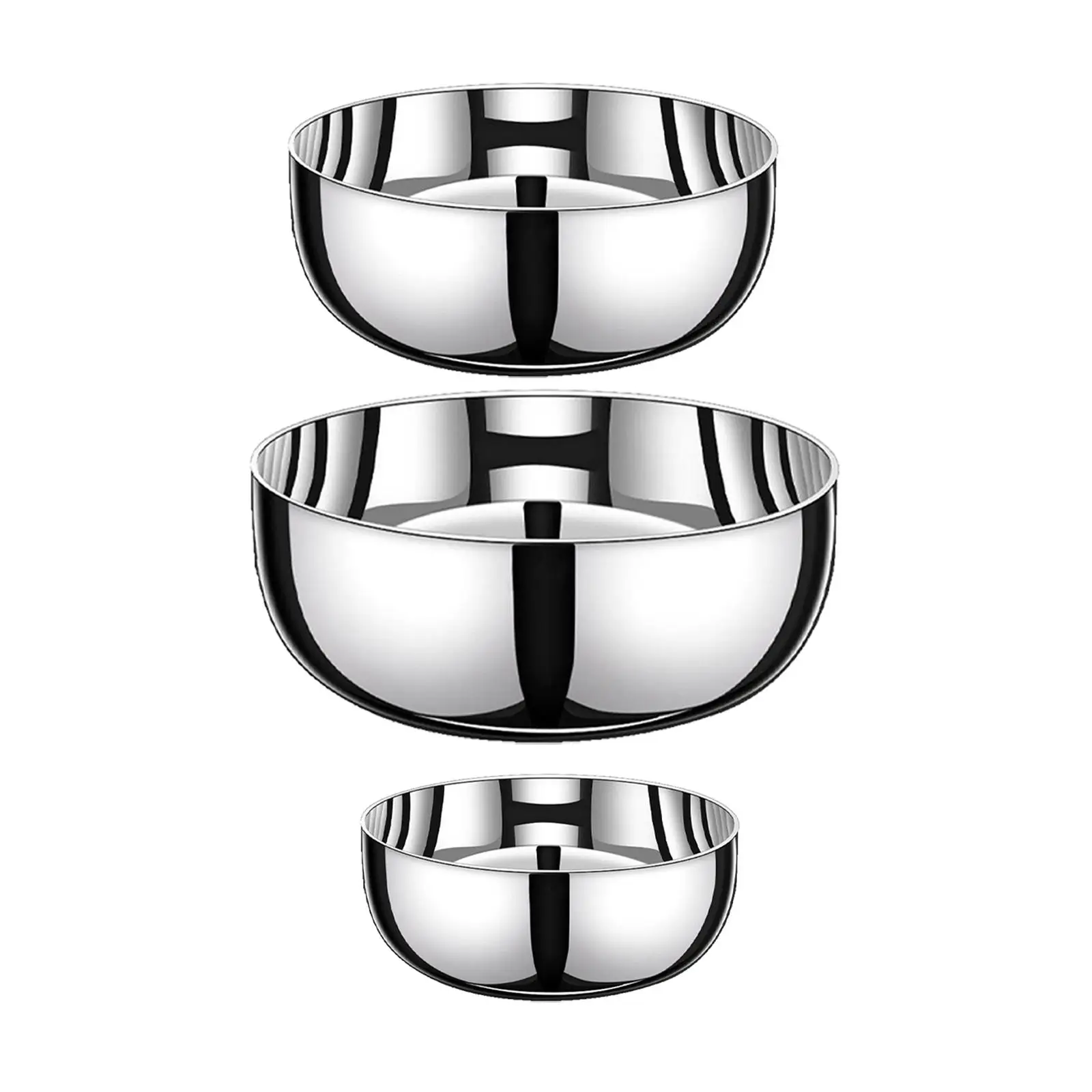 Stainless Steel Basin Large Mixing Bowl Multipurpose Wash Basin Egg Whisking Bowl for Home Kitchen Cakes Baking