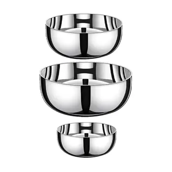 Large Stainless Steel Mixing Basin – Multiuse Baking & Prep Bowl 1