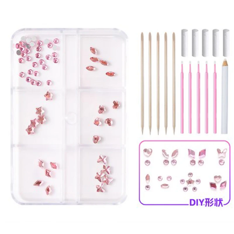 치과 크리스탈 패션 치아 보석, 뷰티 다이아몬드 치아 보석 장식, 치아 보석 장식, 1 세트