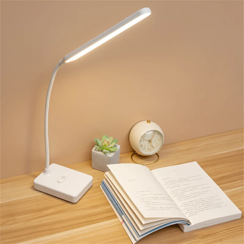 Lampe LED pliable,Rechargeable par USB,à intensité réglable,commande  tactile,idéal pour le bureau,les livres des - USB Chargeable