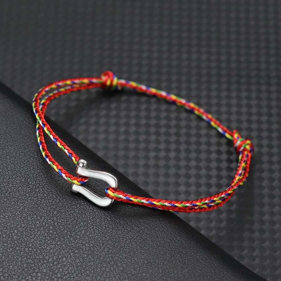 Red String Bracelet for Men and Women Adjustable Thin Cord