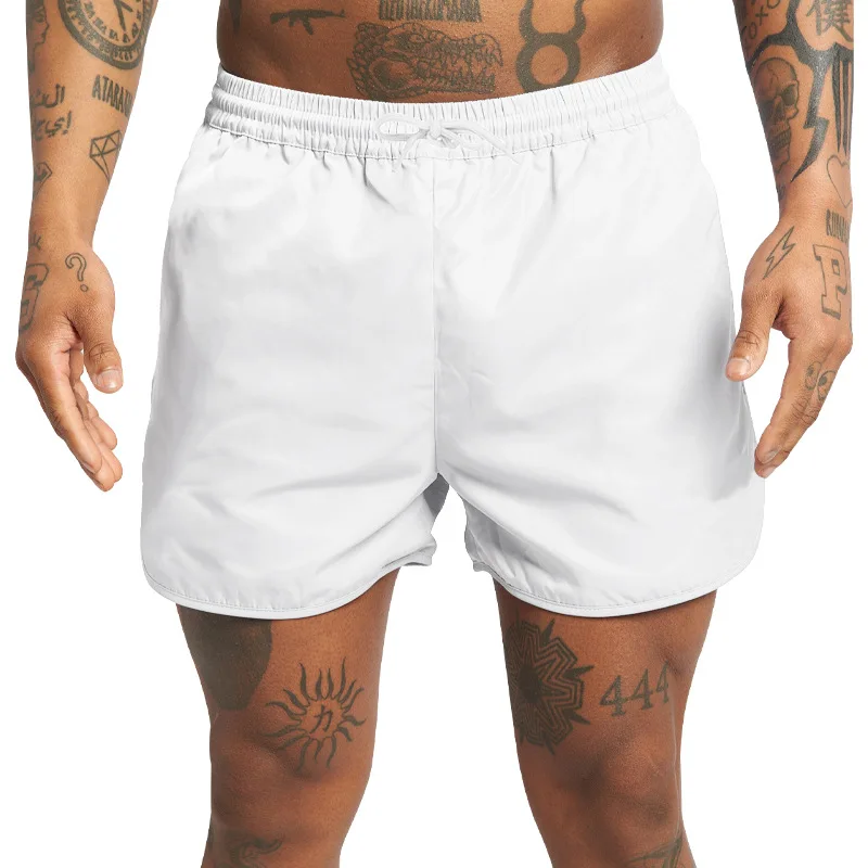 Shorts Men's New Summer Fashion Beach Shorts Polyester Multi-color Sports 3/4 Trend