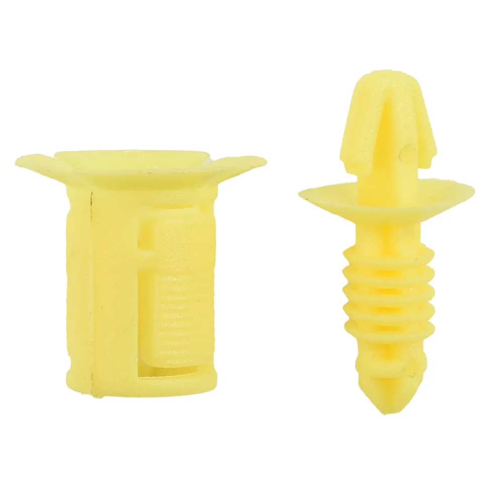 

For Ford C-MAX 2003-2018 Clips Clip 1 Set Plastic W710210-S300 Yellow Brand New Car AccessoriesStable Performance