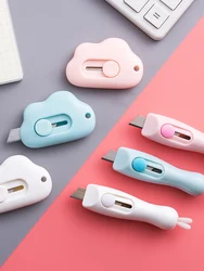 Mini Portable Utility Knife Cute Knife Paper Knife Paper Cutter Knife For Students Cuter Box Cutter Craft Knife Material Escolar