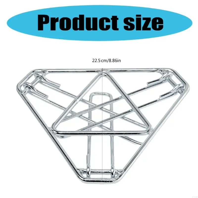 P88E Folding Campfires Stand Camping Cooking Stand Stainless Steels Open Tripod Portable Outdoor Grill Rack Easy to Use
