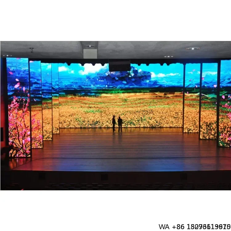 야외용 P3.9/P4.8 LED 렌탈 패널 500x1000mm 대형 스크린 (무대 배경 행사용)