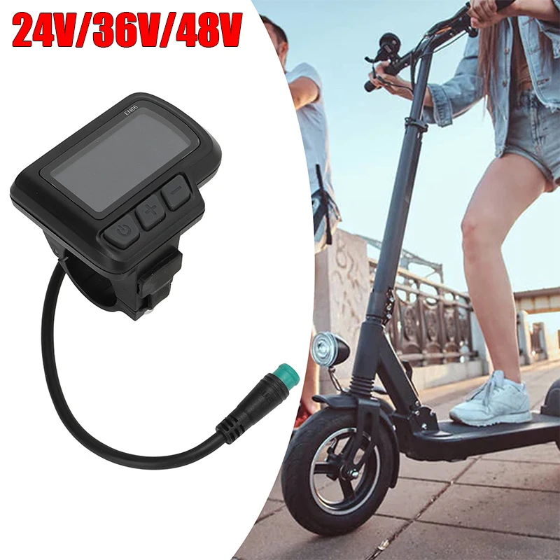 24V/36V/48V Electric Bike LCD Display Replacement Good Toughness Internal Circuit Electric Bike EN06 Display for Mountain Bike