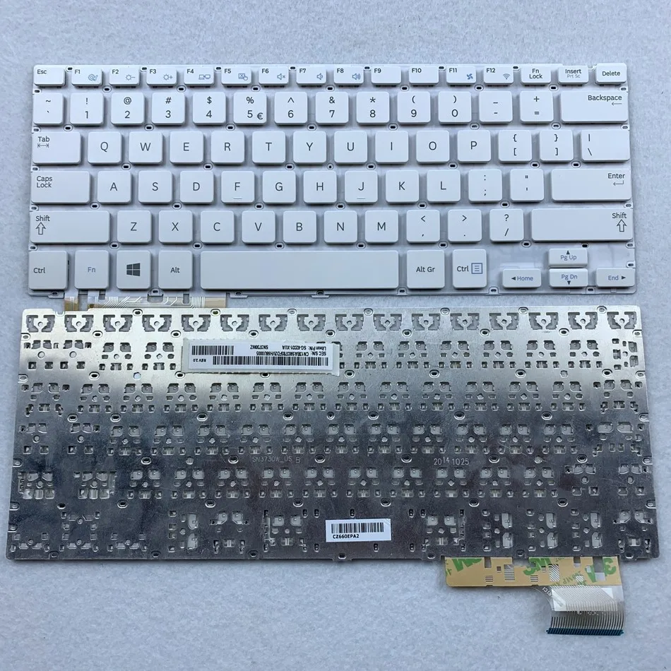 

Клавиатура для ноутбука Samsung NP915S3G, 905S3G, NP905S3G, 910S3G, NP910S3G, 915S3G, черно-белая