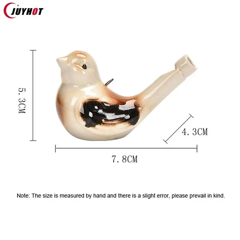 Coloured Drawing Water Bird Whistle Funny Musical Instrument Kids Bathtime Toys Girls Boys Early Learning Educational Toy 6