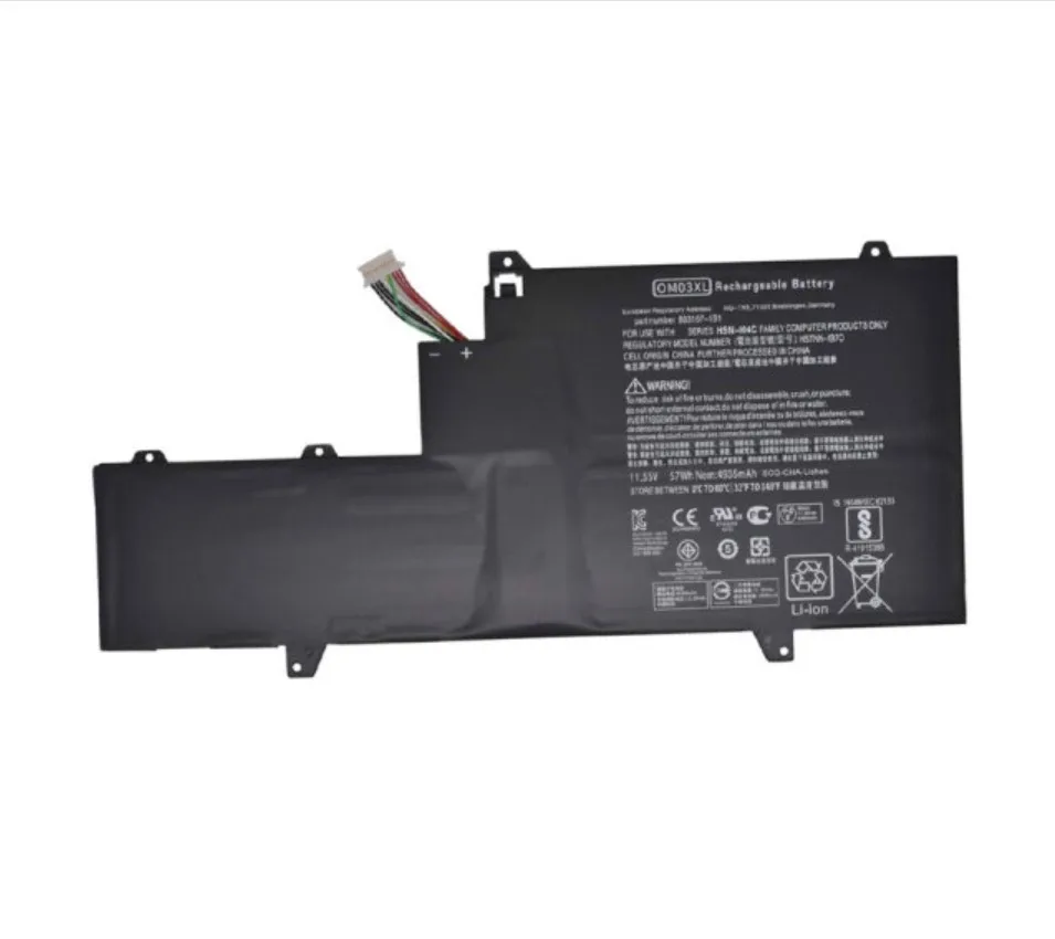Bateria do Portátil para hp Elitebook X360 1030 g2 863167171 Hsn-i04c Hstnn-ib7o 863167-1b1 Om03xl 11.55v 57wh Novo Om03