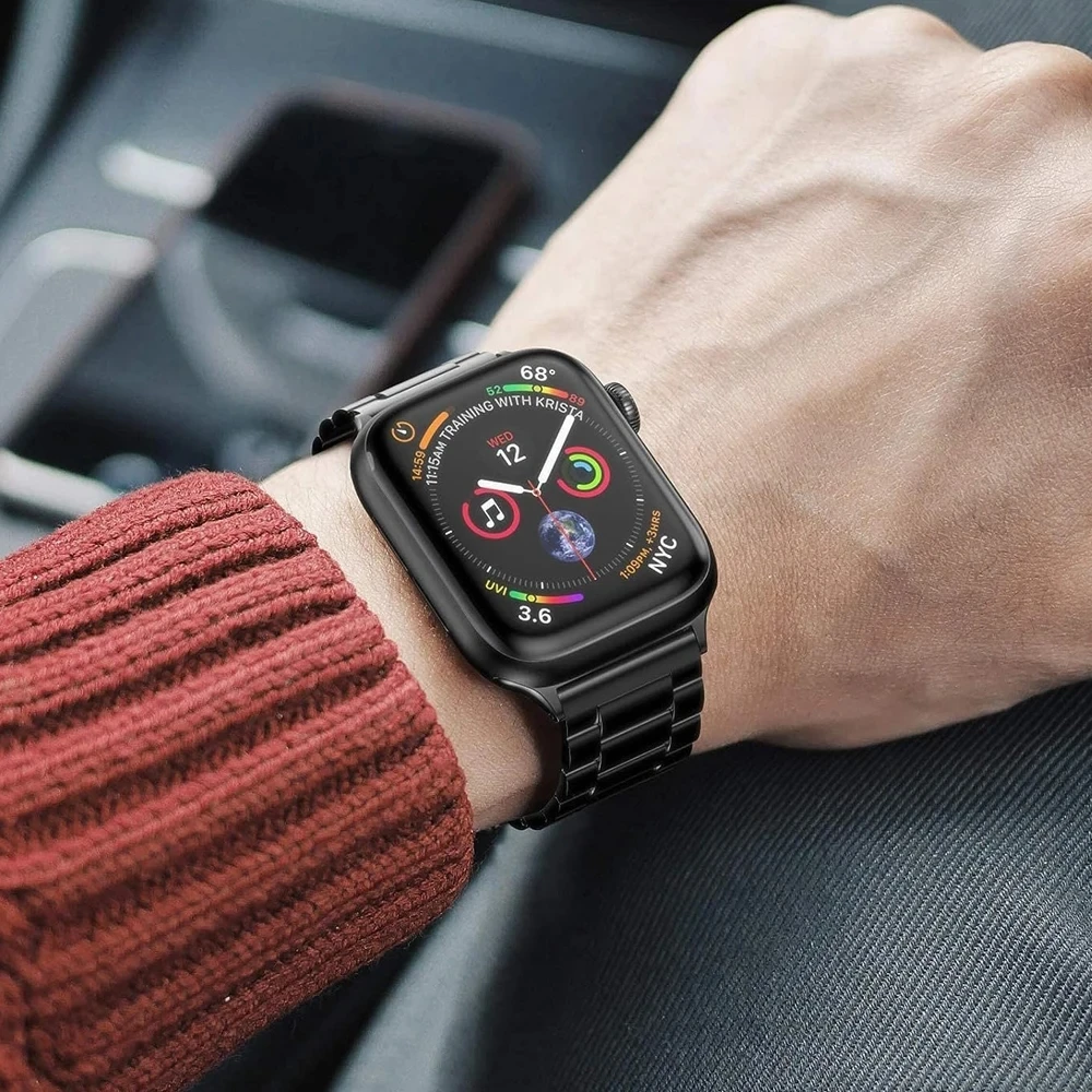 ตัวเลือกสินค้า สร้อยข้อมือเหล็กสำหรับ Apple Watch ทุกขนาด