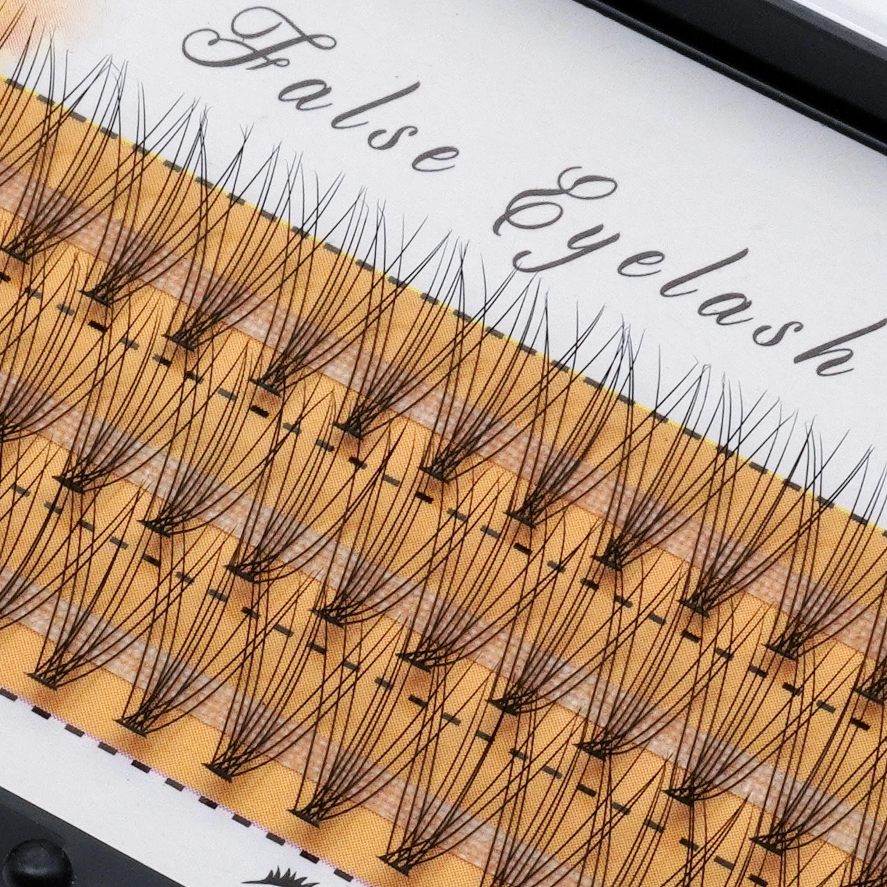Individual eyelashes 60 cluster/box 0.07/0.1thick cluster eyelash extension 3D lashes natural false eyelashes