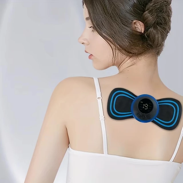 8 Modes Rechargeable Neck Massager with Remote Control EMS Low Frequency Pulse Massager For Muscle Relaxation Relief The Pain 5