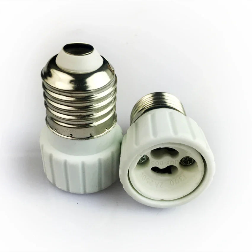Description Picture 4 of item5/10/20PCS E27 To GU10 Ceramics Lamp Holder Adapter Fireproof Material Lamp Holder Converters Socket Adapter Light Bulb Base