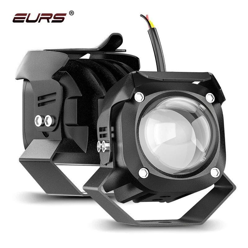 12/24v Led Motorcycles Headlight Laser Fog Lamp Car Work Headlight Dual