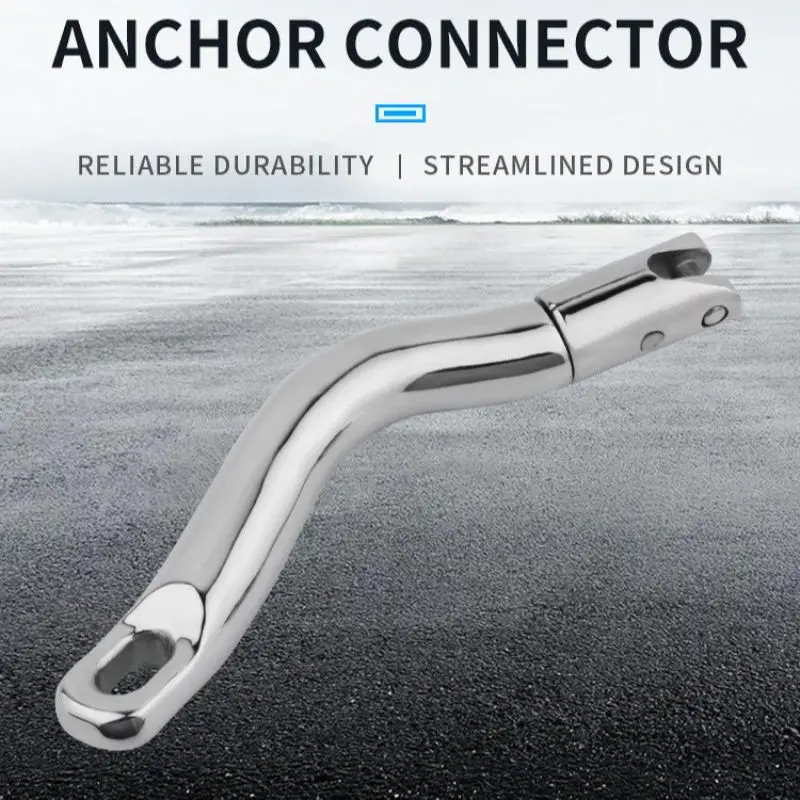 Boat Stainless Steel 316 Long Swivel Anchor Chain Connector For 8-12mm Chain Anchor Twist Connector