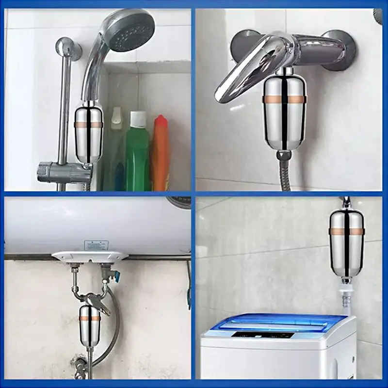 15 Stage household Water filters Bathroom Shower Filter Bathing Water Treatment Health Softener Chlorine Removal Purifier