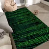 Binary Code The Matrix Program Chart Hallway Carpet Washable Non-Slip Living Room Sofa Chairs Area Mat Kitchen Doormat Area Rug 4
