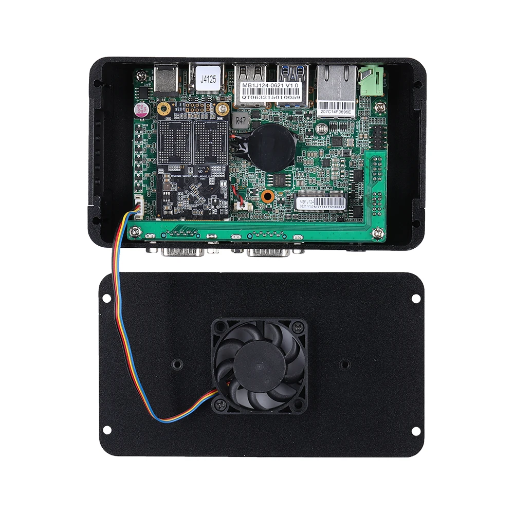 Qotom Mini PC - High-Performance Industrial Small Computer for Digital Signage, Intel J4105/J4125 Processor Description Image.This Product Can Be Found With The Tag Names Barebone Mini PC, Computer Office, Mini pc