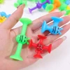 1/19pcs Suction Cup Building Toy Soft Cartoon Bees Blocks Sucker Toy Parent-child Interactive Game Gift Kids Learning Toys 6