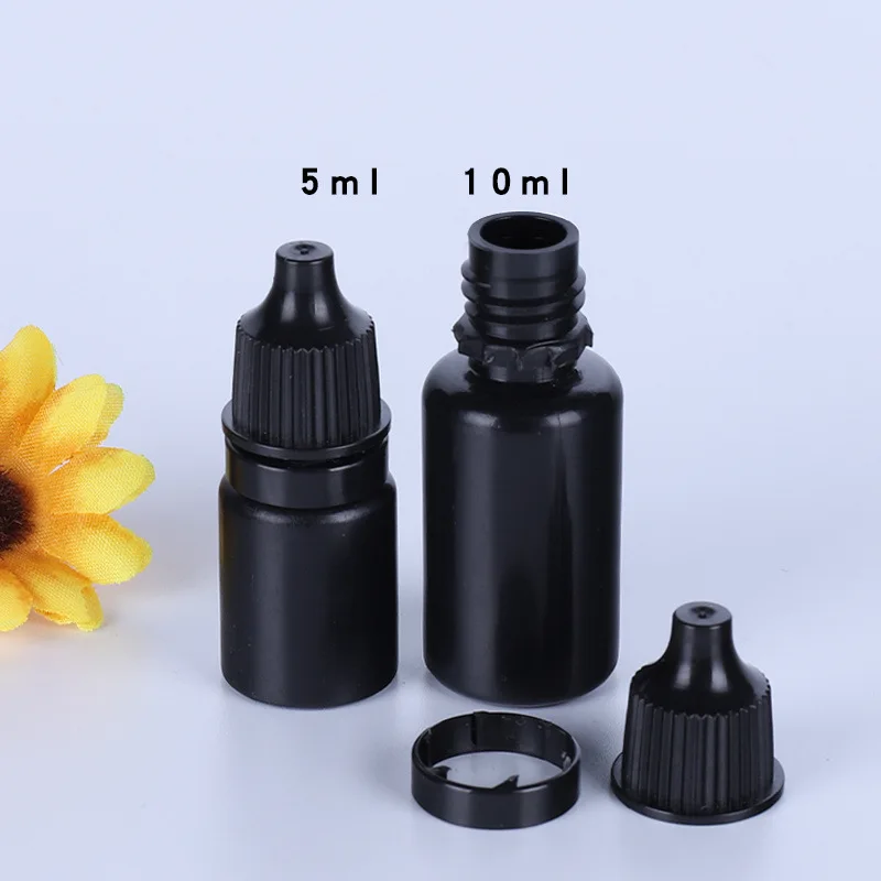 Flaconi Contagocce Da 10 Ml - Confezione Da 10 Pezzi | Con Tappi A Prova Di Bambini | Per Oli, Vernici, Liquidi - Foto 6