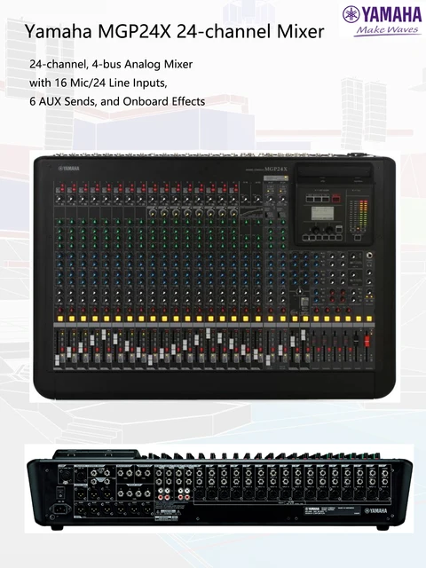 køre oversættelse Nebu Mgp24x 24-channel Analog Mixer With 4-bus 16 Mic/24 Line Inputs, 6 Aux  Sends, And Onboard Effects - Stage Audio - AliExpress