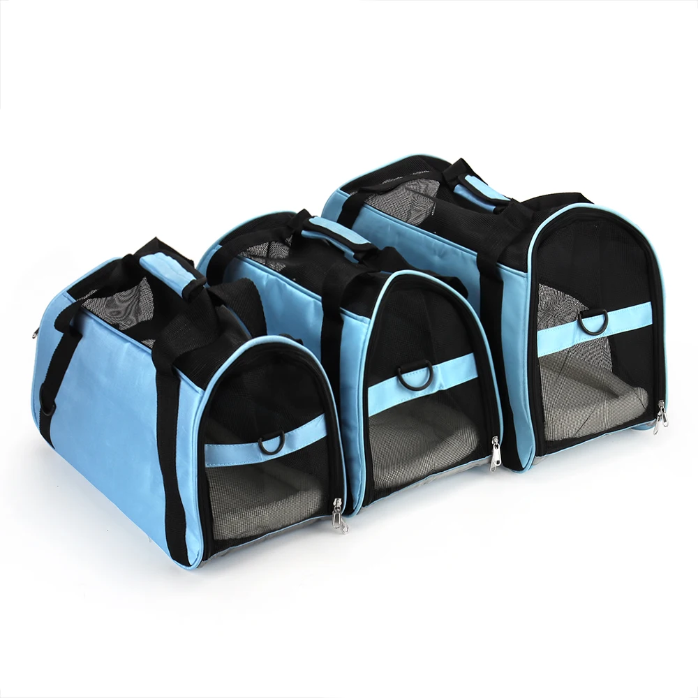 Soft Surface Pet Carrier Cat Bag Outdoor Travel Breathable Pet Handbag Carrier for Dogs With Pad
