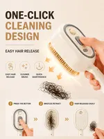 Nano Mist Hair Brush Electric Spray Comb Scalp Massager Rechargeable Detangling Brush Smooth Hair Care Device 4