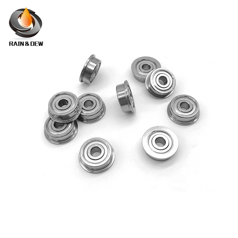 Flange Bushing Ball Bearings 10PCS F623ZZ 3X10X4 mm Bearing F604ZZ F605ZZ F606ZZ F608ZZ F623ZZ F624ZZ F625ZZ F626ZZ F635ZZ