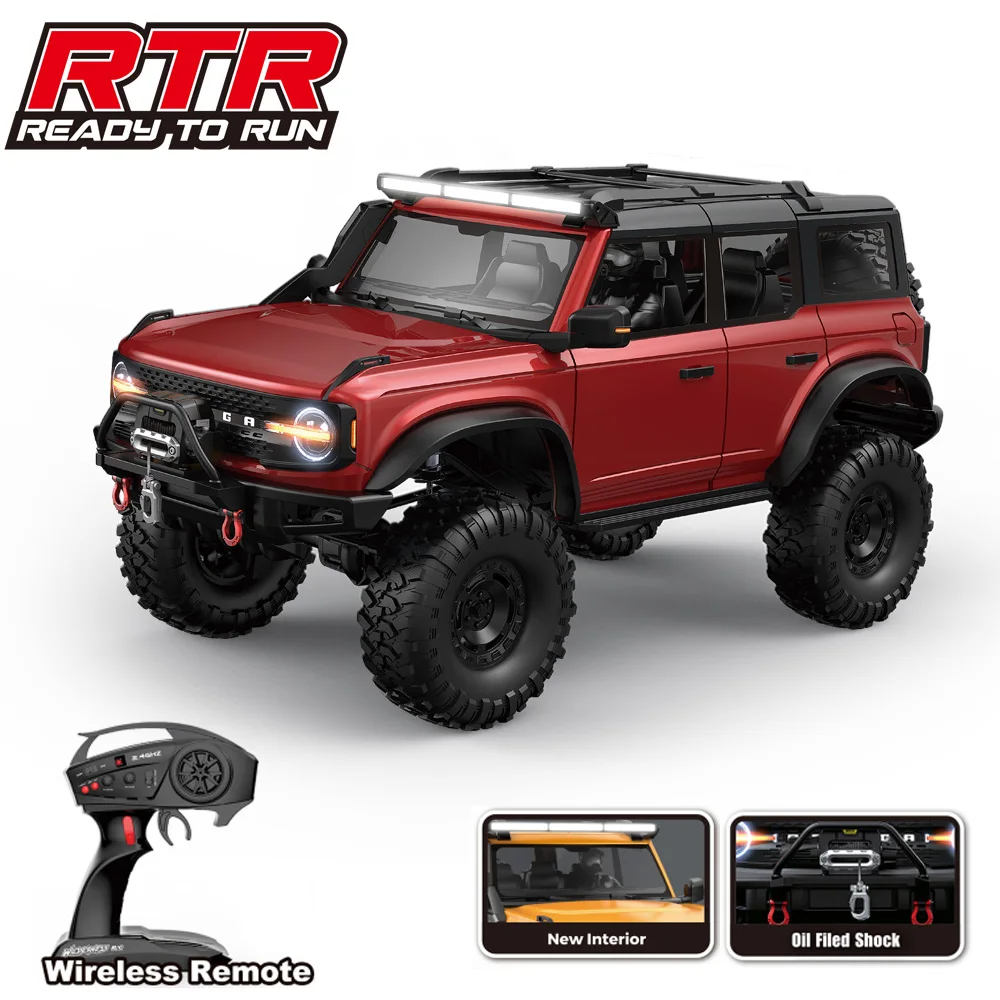 RC クローラー 1/10 Rc カー 4WD RTR HB R1001 LED 2.4 グラム電動
