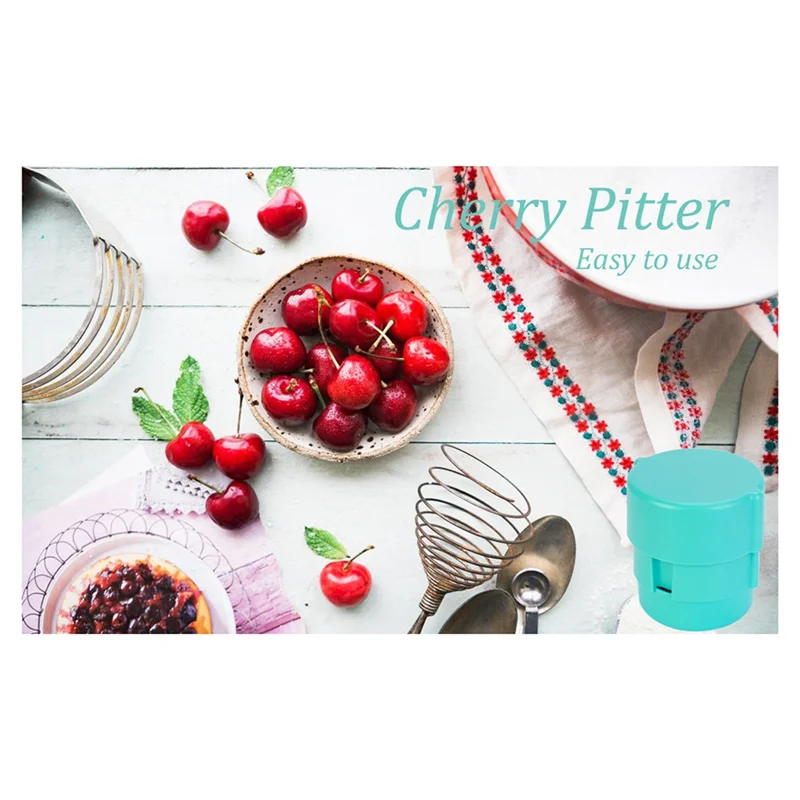 Cherry Pitter - 휴대용 Cherry Pitter Corer 도구, 한 번에 ..