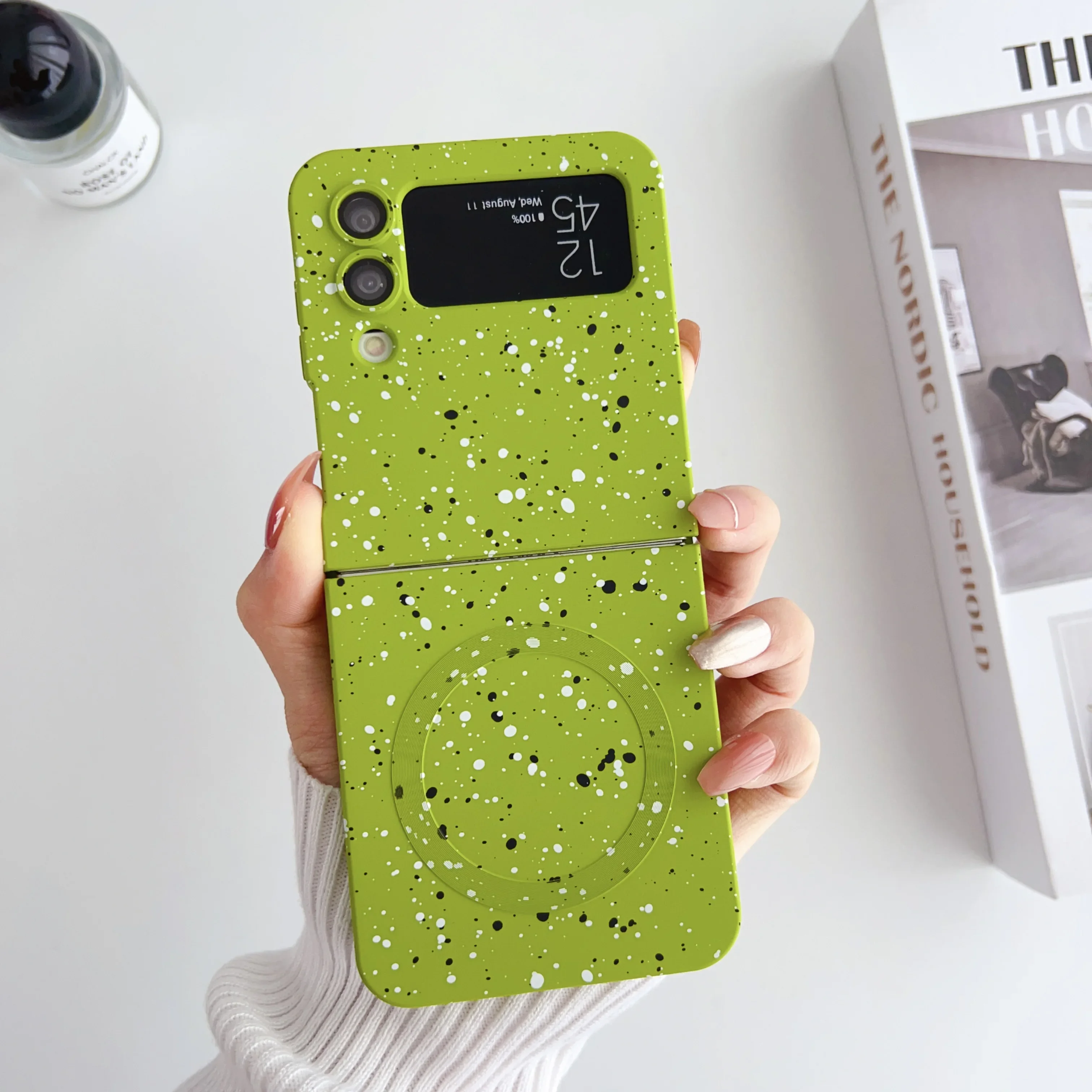 Fashion Ink Metallic Magnetic Wireless Charging Case with MagSafe Compatibility
