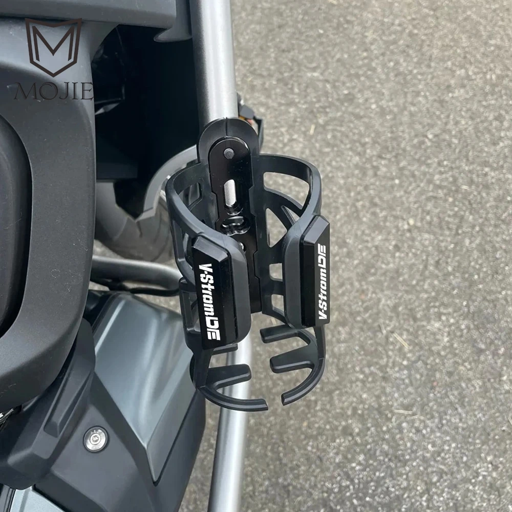 Per Suzuki Vstrom 800De V-Strom 800 De 2023 2024 2025 Unicersal Beverage Water Bottle Cage Drink Cup Holder Sdand Mount Motor